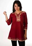 Cotton Kurti / Tunic with neckline embroidery work