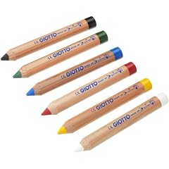 LYRA 4708 00 Kosmetikstifte Giotto Make Up Special 6 Kinderschminkstifte mit Anleitung, farblich sortiert