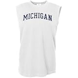 Michigan Wolverines White Shooter Sleeveless T-shirt