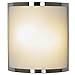 Monument 617604 Contemporary Wall Sconce, Brushed Nickel, 10 In.