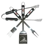Siskiyou Sports  Cleveland Browns  4 pc NFL BBQ Set