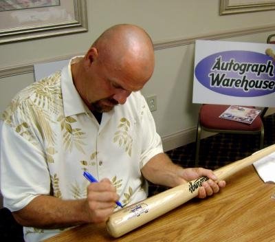 Larry Walker Autographed/Hand Signed Baseball Bat Big Stick Non Engraved (Private Signing 2010) insc