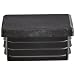 Kapsto 260 Q 4040 1.5 - 2 Polyethylene Square Plug, Black, 40 mm (Pack of 100)