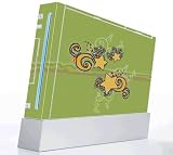 Flower Stars Decorative Protector Skin Decal Sticker for Nintendo Wii Console
