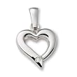Miore-Joven Herzanhnger 18Ct/750 Weissgold mit Brillant ca.0,01Ct MAP36W