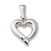 Miore - MAP36W - Pendentif Femme - Or blanc 750/1000 (18 carats) 0.59 gr - Diamant 0.0069 cts