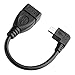 Google Nexus 7 Tablet Micro USB Host OTG Cable - Micro USB B/Male to USB2.0 A/Female OTG Host Cable - Black