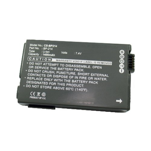 Bluetrade Lithium-Ionen-Akku (1400 mAh, 7,4 Volt) f&uuml;r Canon DC50 Preisvergleich