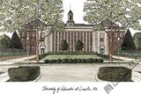 University of Nebraska, Lincoln Lithograph 14x10 Limited Edition Unframed Lithograph