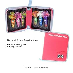 Kooky Klicker Pen Pink Carrying Case - Holds 6 Pens