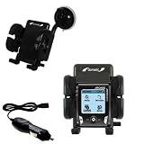 Archos Gmini XS 202 Flexible Auto Windshield Holder with Car Charger - Uses Gomadic TipExchange
