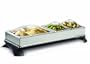 Toastess TWB454 Cordless Buffet Server/Warming Tray with 4 Stainless-Steel Chafing Dishes