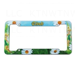 Amazon.com: Plastic License Plate Frame With Disney Fairies Design