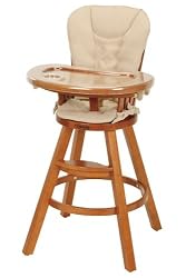 Graco Classic Wood Highchair with Seat Pad, Butter Pecan