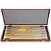 Mitutoyo Steel Square Long Gage Block Set, ASME Grade AS-1, 5.0 - 20.0" Length (8 Blocks)