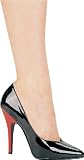 511-BRANDE 5 Stiletto Pump, Red/Black Heel-Size 10