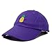 DALIX Pineapple Dad Hat Cotton Twill Baseball Cap Premium Stitched Purple ,Medium