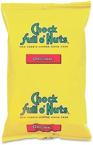 Wholesale CASE of 5 - Office Snax Chock Full o" Nuts Orig. Blend Packets-Chock Full o' Nuts, Coffee, 1.75oz., 42/CT, Original
