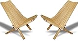 IMAGE OF Chair X36 Folding, NATURAL, Set of 2