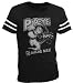 Search : Popeye the Sailorman Pow Black with Striped Sleeves Mens T-shirt