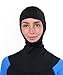 Sun Protective UV Hood Balaclava Chlorine Resistant UPF50+ Black L