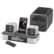 iHome 2.1 Micro System with Clock Radio for iPod - Gray (iP51GR)
