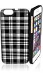 EYN Products iPhone 6 Carrying Case - Retail Packaging - Black and White Gingham