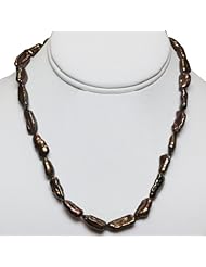 Irregular Long Fresh Water Pearl In11mm Lobster Clasp