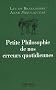 Petite philosophie de nos erreurs quotidiennes