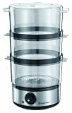 RUSSELL HOBBS Food Collection 3 Tier Steamer Brushed S/Stl