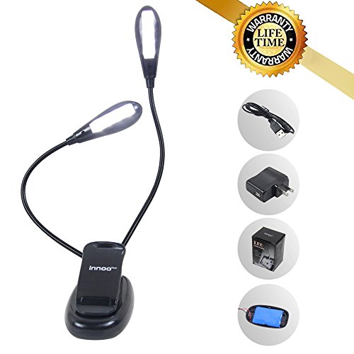 Innoo tech book light, bed reading light led night ligh…