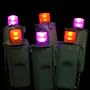 Frosted Purple and Frosted Orange LED Halloween Lights