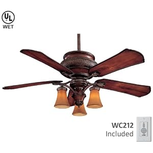 Minka-Aire Fans F840-CF 52 Craftsman Traditional Outdoor Craftsman Ceiling Fan w  Light... by 