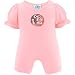 NCAA Florida State Seminoles (FSU) Infant Girls Pink Rhinestone Romper