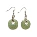 Aventurine Gemstone Donut Fashion Earrings