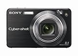 Sony Cybershot DSCW150/B 8.1MP Digital Camera with 5x Optical Zoom with Super Steady Shot (Black)
