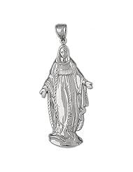 Clevereves 14K White Gold Pendant Religious 12.1 - Gram(s)