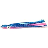 Boone Big Game Trolling Skirt (Pack of 2), Blue Pink Black Bands, 9 1/2-Inch