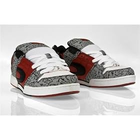 Duffs Enforcer Mens Shoes - Dark Grey Red by Duffs