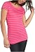 Roxy Juniors' Shish Boom Bah Stripe Tee