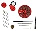 SE 9-Piece Eyeglass & Watch Repair Tool Kit with Case - DIY Repair for Glasses and Watches - JT69WGK