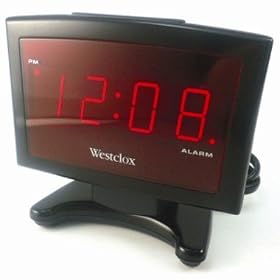 CLOCK ALARM .9 RED LED THIN by General Time Corp