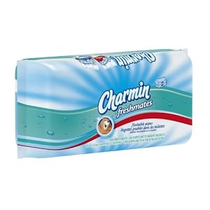 Charmin Freshmates, Adult Flushable Wipes double Pack, Refill 80 ea