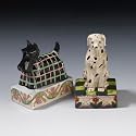 Jim Shore / Heartwood Creek - Dogs Salt & Pepper Shaker Set