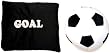 IcyDeals Get Me Out Pillow, Soccer Ball