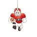 NCAA Georgia Bulldogs Translucent Halfback Player Christmas Ornament 4.5