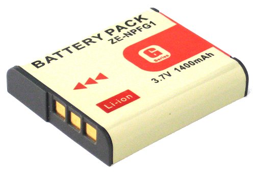 Zeikos ZE-NPFG1 Rechargeable Lithium Battery for Sony NPFG1