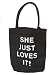 She just loves it SJ ロゴPT BIG TOTE : トートバッグ