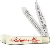 Alabama Crimson Tide 2011 BCS National Champions Knife Steel Warrior White Bone