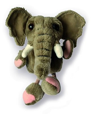 Childrens Toyshop  Toys : Elephant Finger Puppet